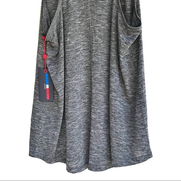 Tommy Hilfiger Sport Mesh Racerback Tunic Tank Top - Picture 9 of 15